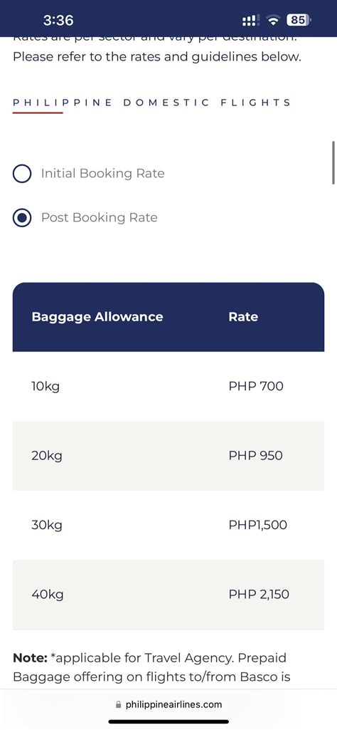 pal prepaid baggage|Prepaid baggage .